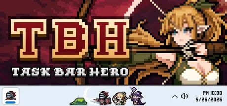 Mac互換性ガイドで使用するTBH Task Bar Heroの公式Steam画像